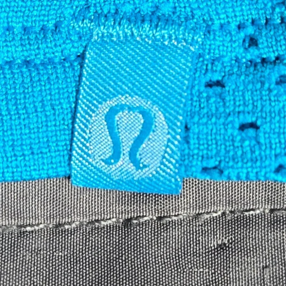 Lululemon Train to Be Tank *Camo - 6 Blue Teal